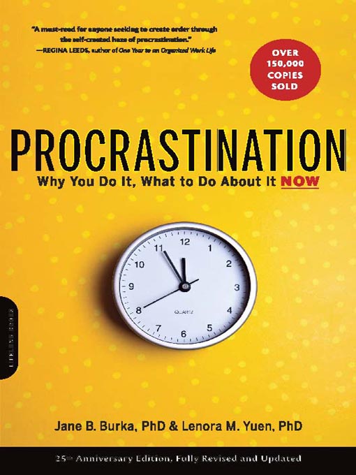 Cover image for Procrastination